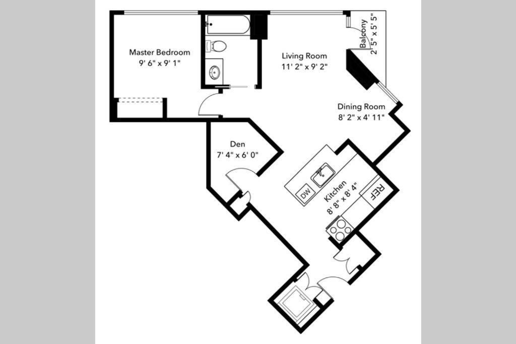 Lovely One-Bedroom Apartment With Pool, Hot Tub, And Gym In The Heart Of Downtown, Skytrain 3Min Away Ванкувър Екстериор снимка